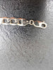 9CT 375 HALL MARKED, YELLOW GOLD, CURB ECONOMY BRACELET, 8", 12G, PRE OWNED