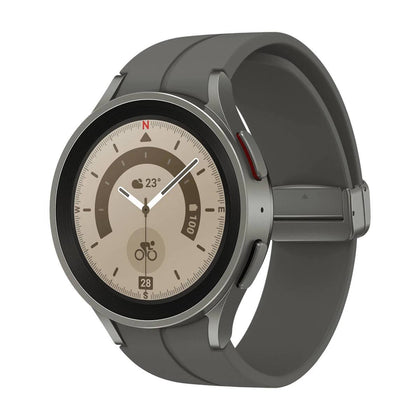 Samsung Galaxy Watch 5 Pro Smart Watch (Bluetooth, 45mm) - Grey Titanium.