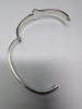 HANDMADE HEAVY SILVER  HINGED BANGLE