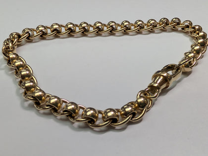 9ct Gold RollerBall Bracelet