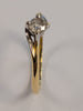 18ct Gold Diamond Ring Size O 1/2