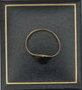 9ct 375 yellow gold pinky ring size O 1.75g Boxed