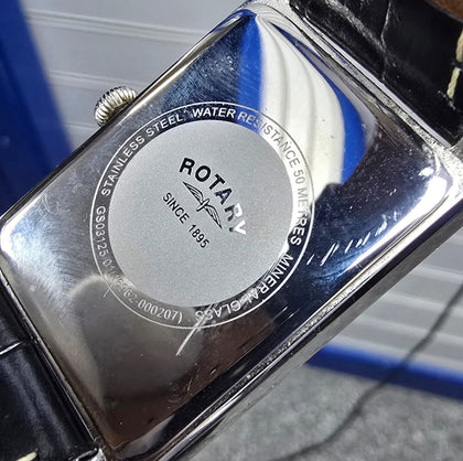 Rotary Gents Tank Watch.