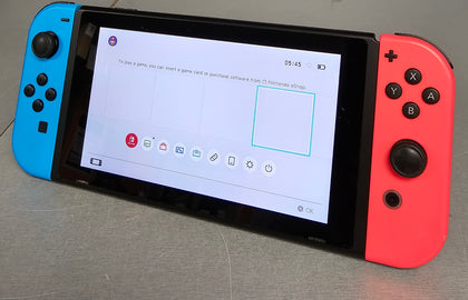 Switch Console, 32GB HAC-001-01 + Neon Red/Blue Joy-Con
