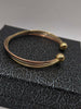 9ct gold Tri-colour small Bangle , box included