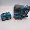 Makita DBO180Z 18V LXT Cordless Random Orbit Sander - 2x 8.0Ah Generic Batteries (No Charger)