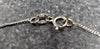 9ct White Gold Chain With Cross Pendant - 20" - 2.37G - Hallmarked