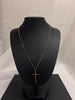 9ct Yellow Gold Cross and Chain Set