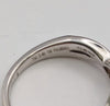 750 HALLMARKED 18k WHITE GOLD, FOREVER RING WITH 0.4CT DIAMOND EMBEDDE, 4.10G, SIZE: K, BOXED
