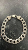 Solid silver curb bracelet 29g