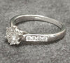 9ct Diamond Ring - Size J