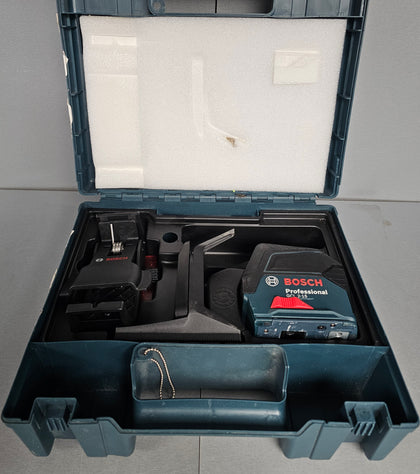 **Sale** Bosch Professional GCL 2-15 Self-Levelling Cross Line Laser Measuring Tool Inc BM3 & RM1 Wall Mount