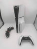 PlayStation 5 Slim Console 1TB White Unboxed with 1 Controller and power cables plus 1TB extra storage