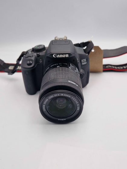 Canon EOS 700D DSLR Camera – 18MP – EF-S 18-55mm Lens – Black