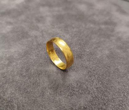 22ct Yellow Gold Wedding Band Ring - Size P