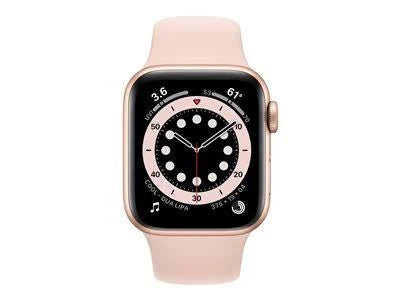 Apple Watch Series 6 - 40mm - GPS  Gold Aluminum Case - Pink Sand Sport Band