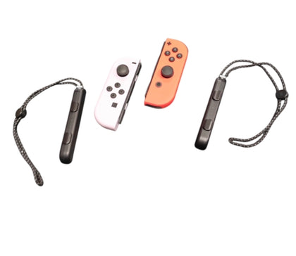 Nintendo Switch JoyCons Neon Pink and Red w/Wrist-straps**Unboxed**