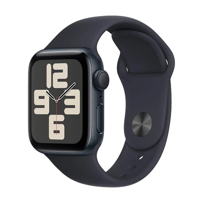 Apple Watch SE 2023 2nd Generation (GPS, 44mm) - Midnight Aluminium Case with M/L Midnight Sport Band