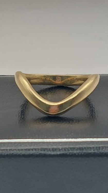 9ct yelow gold ring 4.5g size q