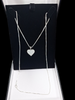 NEW OTHER SILVER CHAIN WITH HEART ,925G, WEIGHT 7.31G ,LENGHT 24INCH