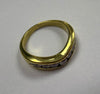 18CT GOLD DIAMOND WISHBONE RING SIZE I LEYLAND STORE