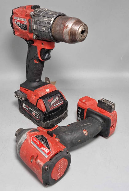 Milwaukee M18 FPD2 M18 CBLID Impact And Combi Drill With 1 5Ah Battery, Charger and hard case