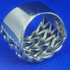 9K Thick Gold Cluster Ring (375 Hallmarked & Tested) Weight:21.4g, Size:S