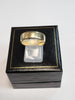 9CT Yellow Gold Band Ring  - Size Q - 4.39G - Hallmarked