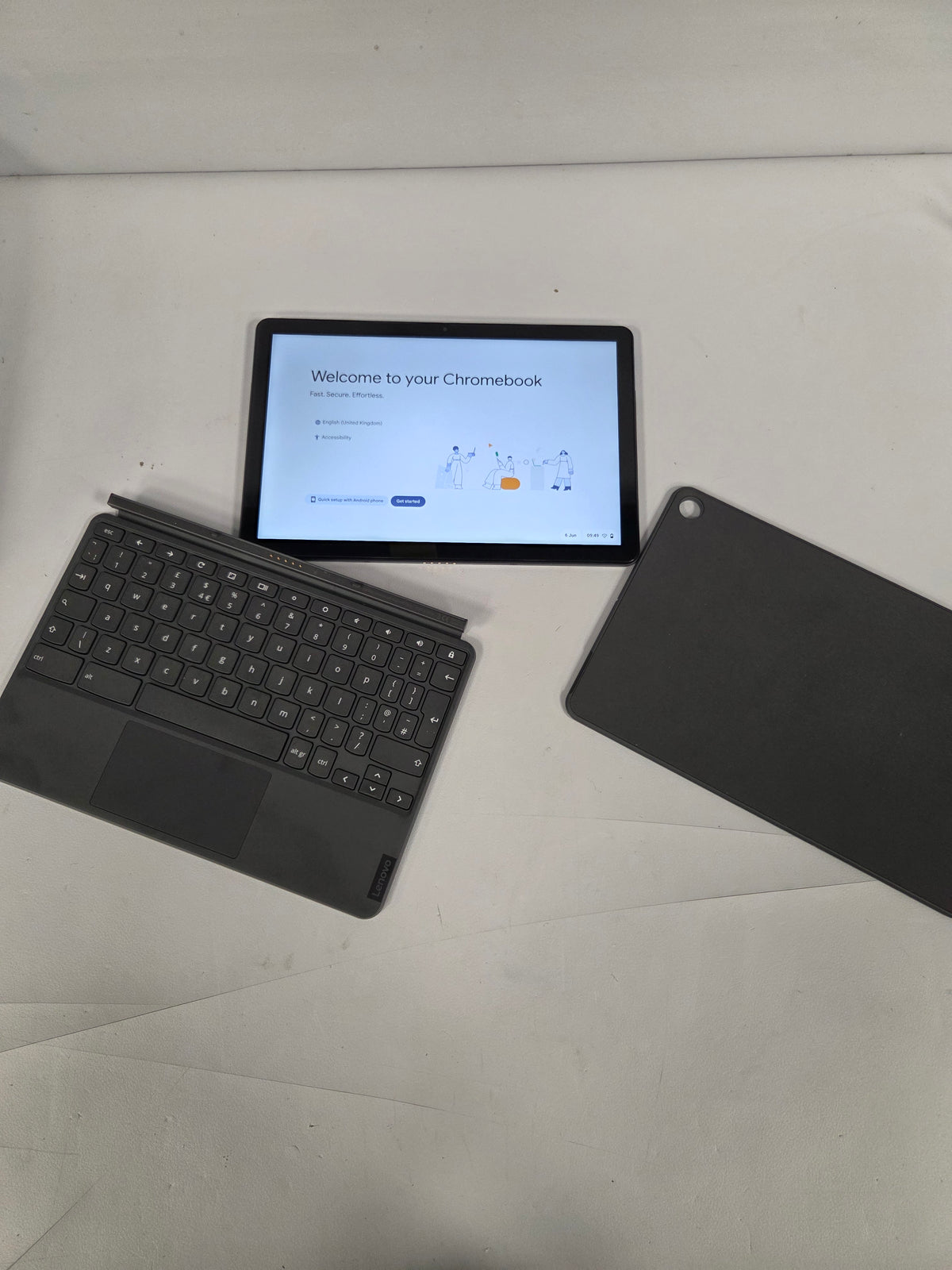 Lenovo Ct-x636f Ideapad Duet Chromebook Wi-fi Ice Blue + Iron Grey