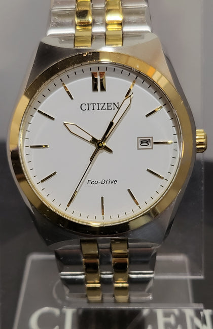 Citizen Corso Eco-Drive Men's Two Tone Bracelet Watch E111-S09633