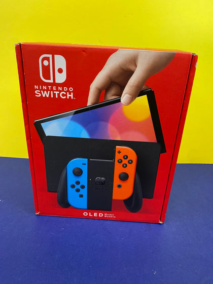 Nintendo Switch OLED - Neon Blue/Neon Red NEW
