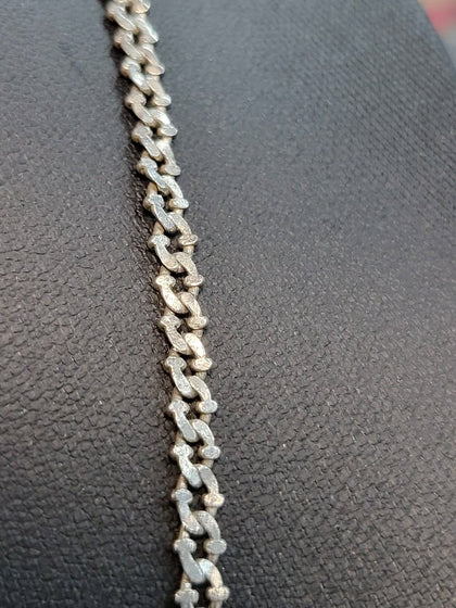 925 Silver Curb Style Chain - 21.5