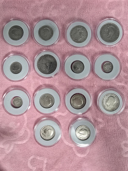 Silver Coins 1921-1945 50-60% Silver 91.7G 11 COINS