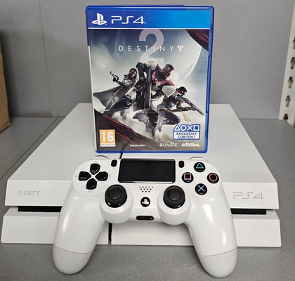 Sony Playstation 4 500GB Console - White + 1 Game