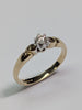 9ct gold diamond engagement ring