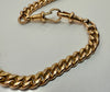 9ct Gold Double Albert pocket watch 18” chain with T bar