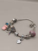 (925 Hallmarked & Tested) Silver Bracelet With 12 Silver Charms
