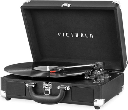 Victrola VSC-550BT-BLK Bluetooth Wireless Suitcase Turntable**Unboxed**