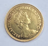 22ct Gold Queen Elizabeth II Half Sovereign Coin 1982
