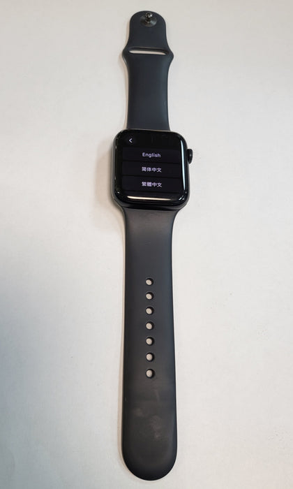 Apple Watch SE 2nd Gen (GPS), Midnight Aluminium, 44mm, S/M strap