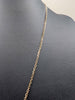 9ct Yellow Gold Necklace Chain With Dolphin Pendant - 5.19 Grams - 20" Long