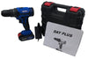 Day Plus Cordless Drill with 21V 1.5Ah Battery, Charger and Hard Case