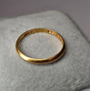 22ct Yellow Gold Wedding Band Size O1/2