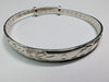 SILVER 925 PATTERNED ADJUSTABLE BANGLE