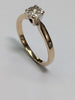 9ct Gold Square Set Diamond Ring
