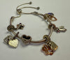 Pandora Adjustable Charm Bracelet with 6x Charms