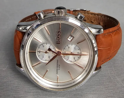 Hugo Boss Jet Gents Leather Watch 1513280