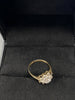 9ct Yellow Gold Ring With CZ Cluster
