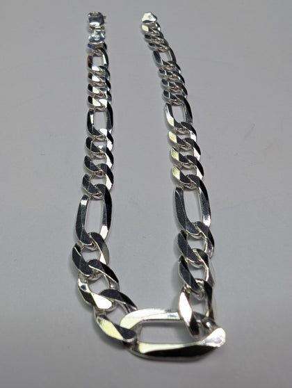 Brand new silver 925 Figaro bracelet