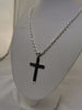 Brand new Hallmarked (925) 22" 49.60 grams rope chain with Cross Pendent